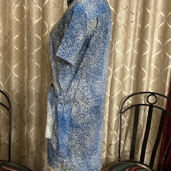 Keno Paris Blue and White Women's mini Dress